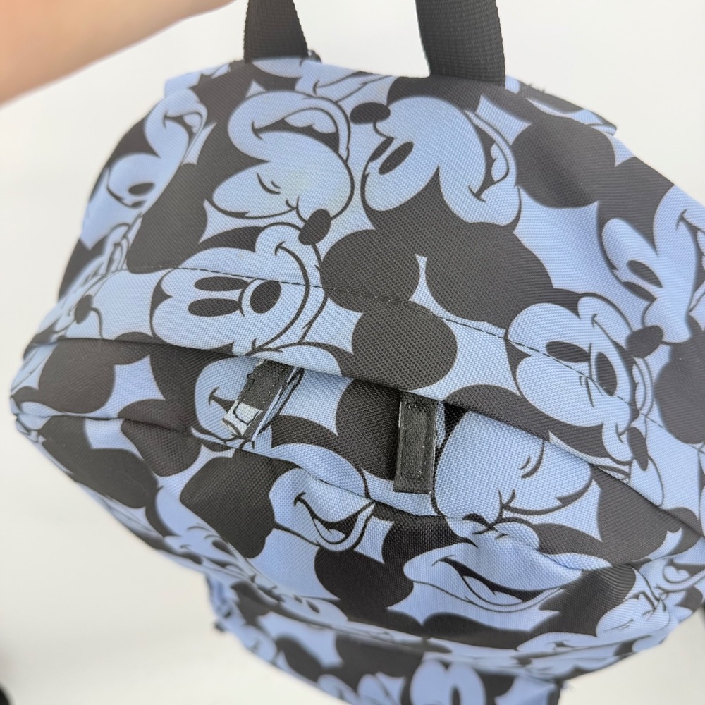 Disney Mickey Mouse Backpack Unisex OS Blue Black All Over Print Character Bag - Picture 7 of 9